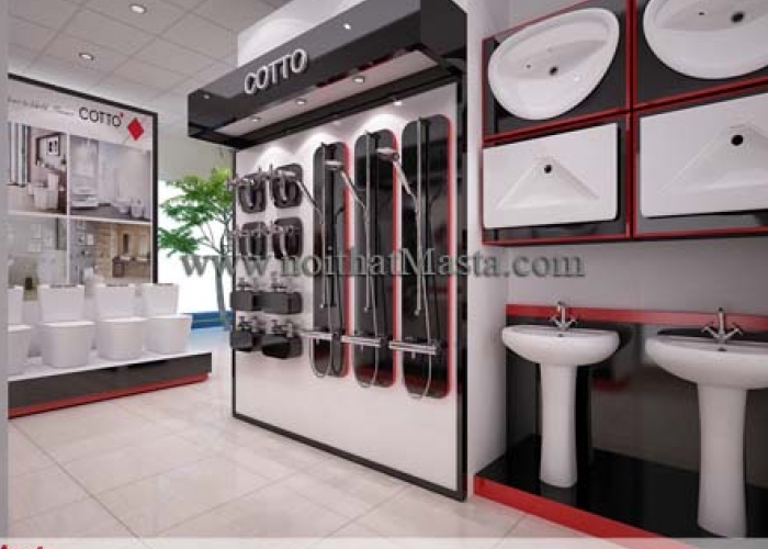 THIẾT KẾ NỘI THẤT CỬA HÀNG THIẾT BỊ VỆ SINH - CHỊ HUYỀN - NGUYỄN XIỂN