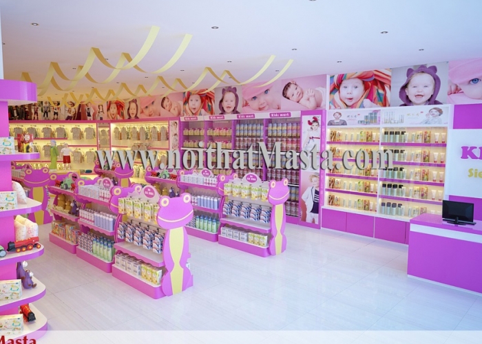 THIẾT KẾ NỘI THẤT CỬA HÀNG MẸ & BÉ - ANH TOÀN  - THÁI NGUYÊN
