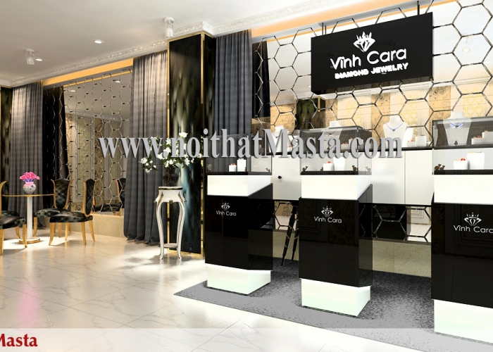 THIẾT KẾ SHOWROOM NỮ TRANG - ANH VŨ - QUẬN 1