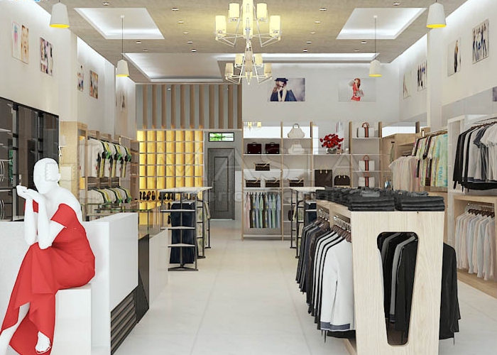 THIẾT KẾ CỬA HÀNG THỜI TRANG - HUYỀN TRẦN - BÌNH ĐỊNH