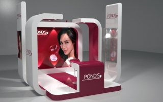 Mẫu thiết kế booth quảng cáo