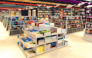 Thiết kế nội thất cửa hàng văn phòng phẩm, shop quà tặng