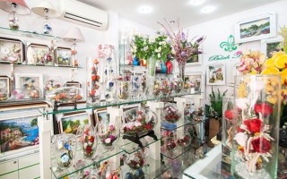 Mẫu thiết kế cửa hàng hoa tươi đẹp