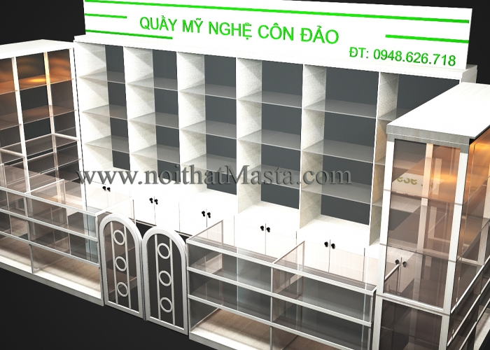 Thiết kế nội thất kiosk mỹ nghệ - Chị Loan - Côn Đảo