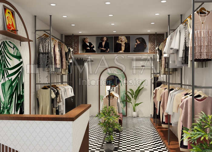 THIẾT KẾ SHOP THỜI TRANG CHỊ PHƯƠNG – Q.1 TP. HỒ CHÍ MINH