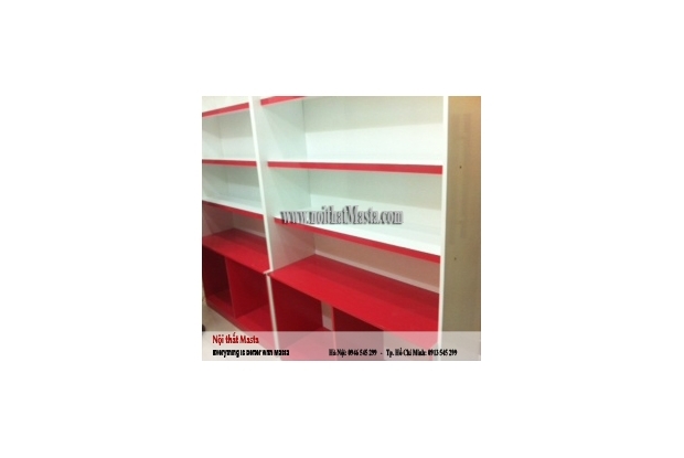 KỆ TRƯNG BÀY MỸ PHẨM BẰNG GỖ - MTKTB - 129
