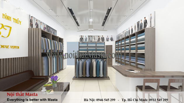 Thiết kế- thi công shop comple veston Anh Bình- Phú Thọ3