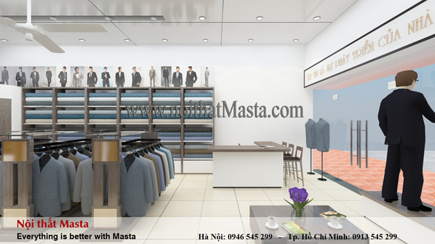 Thiết kế- thi công shop comple veston Anh Bình- Phú Thọ1