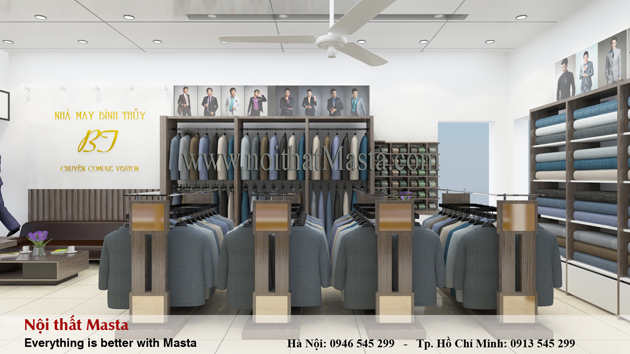 Thiết kế- thi công shop comple veston Anh Bình- Phú Thọ2