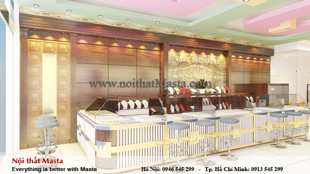 Thiết kế nội thất cửa hàng anh Hải - Nghệ An3