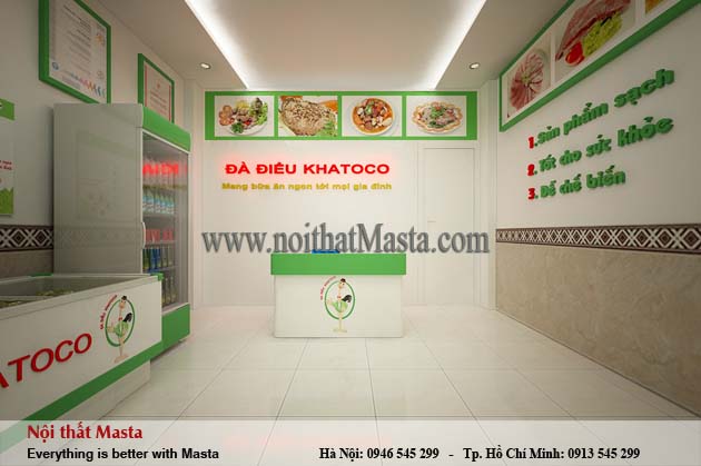 thiệt kế nội thất cửa hàng thị đà điểu 