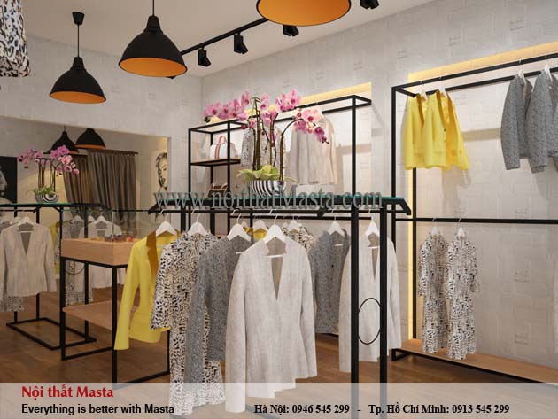 Thiết kế nội thất cửa hàng thời trang anh Phan - Củ Chi1