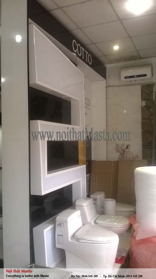 Thiết kế nội thất cửa hàng thiết bị vệ sinh