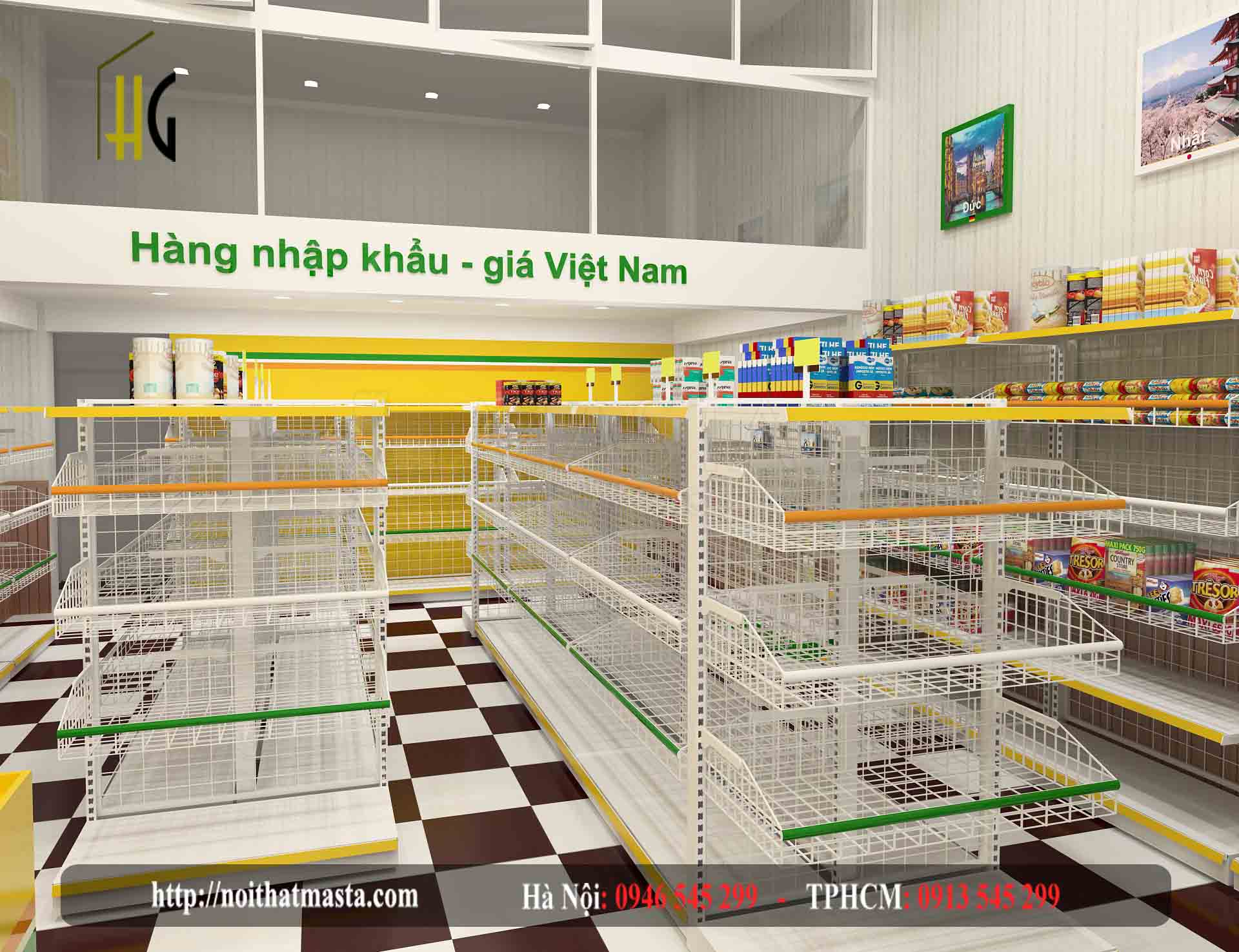 Thiết kế siêu thị mini Khang Nam