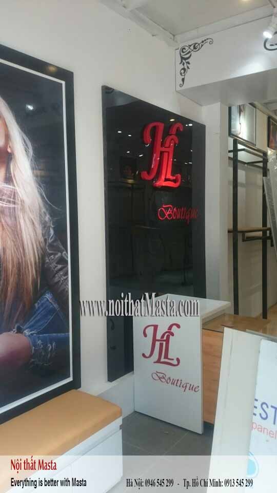 Thi công shop thời trang 