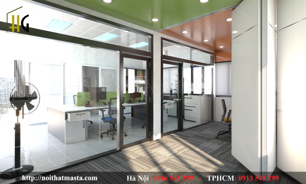 thiết kế văn phòng cao cấp