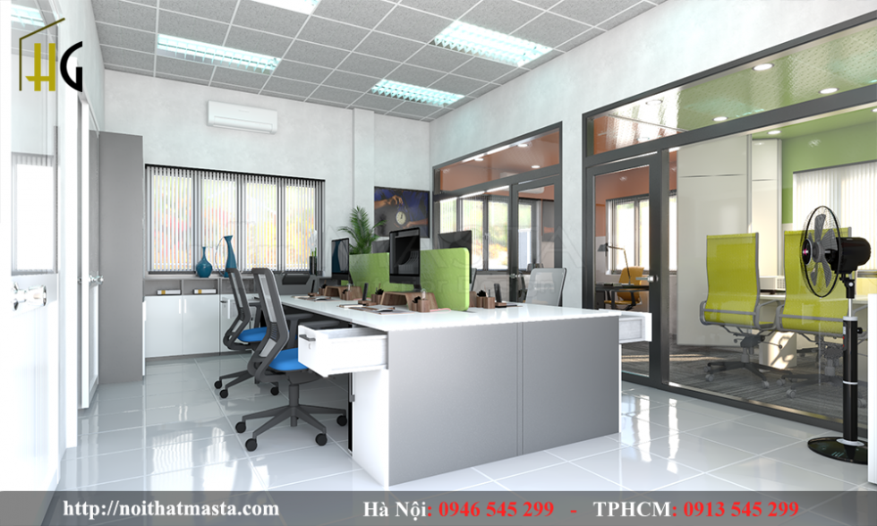 mẫu thiết kế văn phòng đẹp