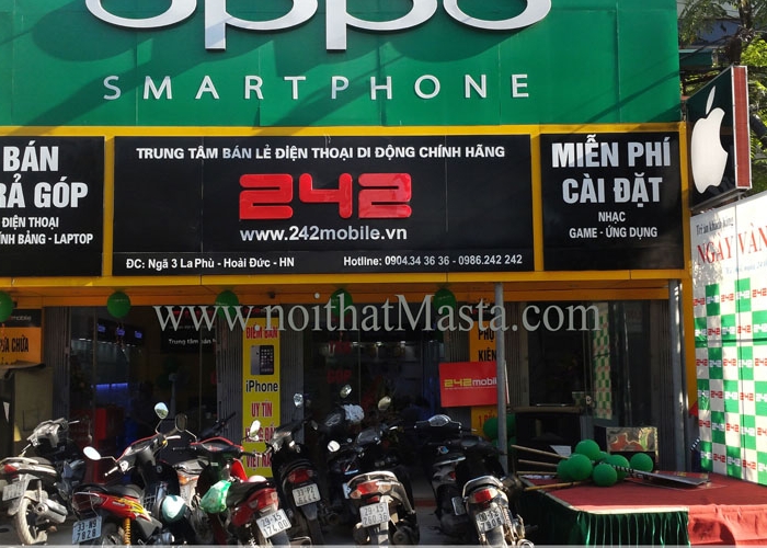 THIẾT KẾ NỘI THẤT CỬA HÀNG ĐIỆN THOẠI - ANH VỊNH - HÀ NỘI