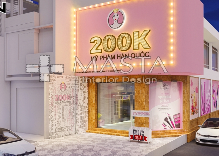 200K Cosmetics Shop Design - Divede Group