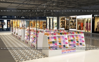 Thiết kế gian hàng trung tâm thương mại BigC An Lạc - Anh Toàn