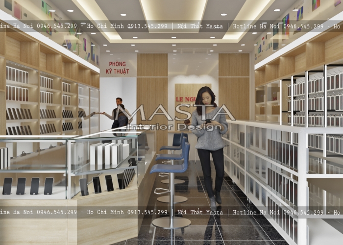 Thiết Kế Shop Điện Thoại Di Động - Anh Châu - Đồng Tháp