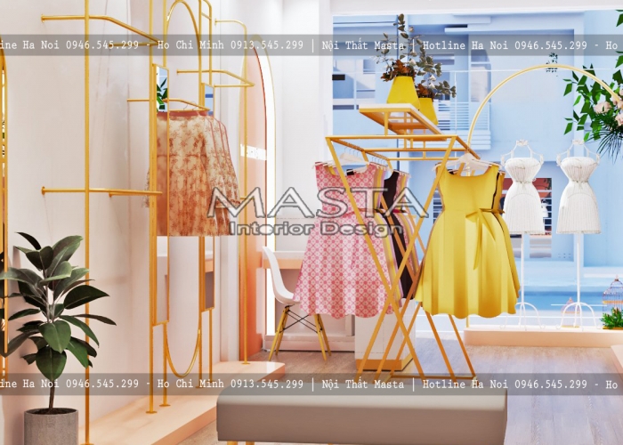 Thiết Kế Nội Thất Shop Thời Trang - Thanh Linh - Bình Dương