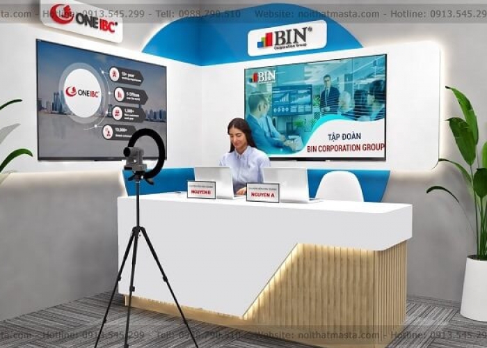Thiết kế phòng Livestream & Meeting Cty BIN, Quận 7