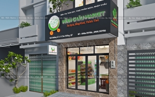 Thiết kế cửa hàng thực phẩm Minh Châu - Chị Tơ
