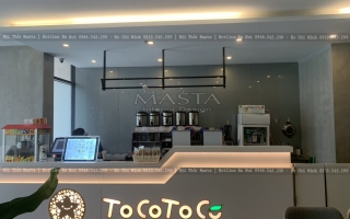 Thiết kế quán trà sữa TOCOTOCO – Chị Dịu