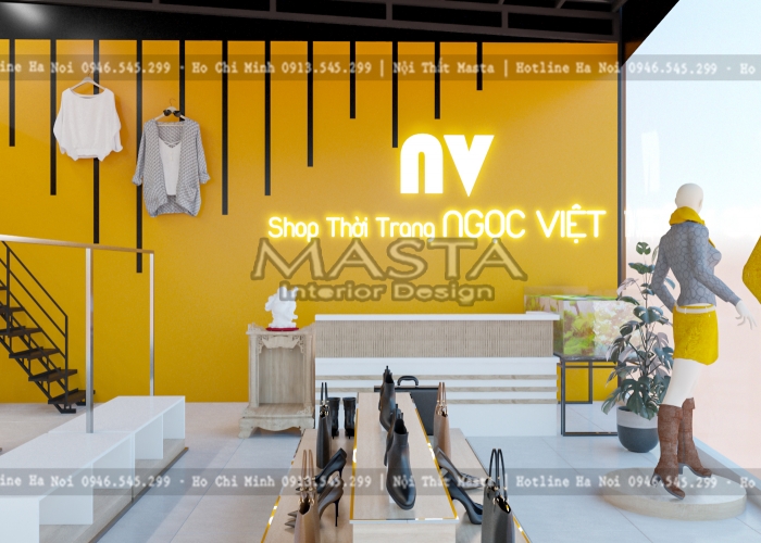 Thiết kế shop thời trang – Ngọc Việt – Anh Quỳnh