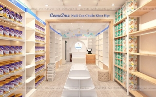 Thiết kế shop mẹ & bé Come2me, Bình Tân