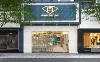 Thiết kế tiệm vàng Minh Huỳnh - Quận 1