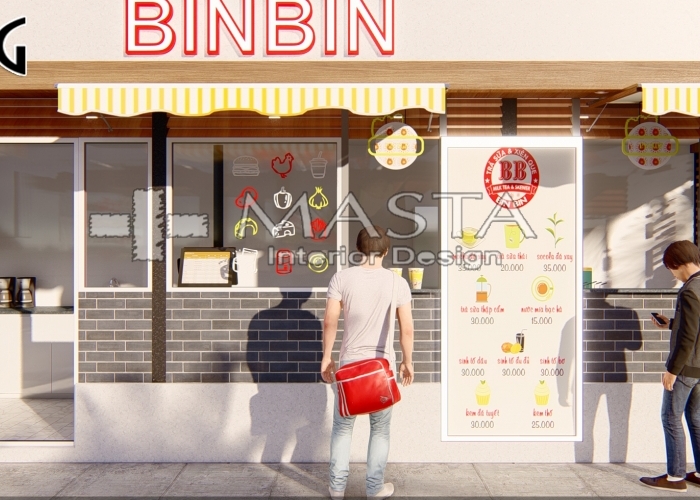 Thiết kế quán cafe - Bin Bin - Anh Toàn - Quận 1 - Tân Bình