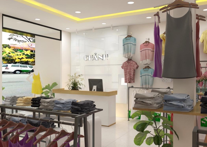 THIẾT KẾ SHOP THỜI TRANG - ANH CƯỜNG - BẠC LIÊU