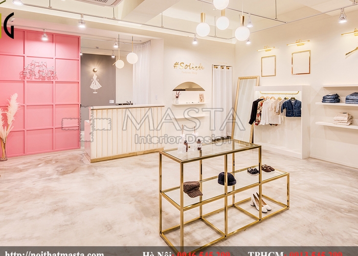 THIẾT KẾ SHOP THỜI TRANG #SOLISH – TP. HỒ CHÍ MINH