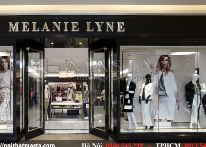 THIẾT KẾ SHOP THỜI TRANG MELANIE LYNE - HẢI PHÒNG 