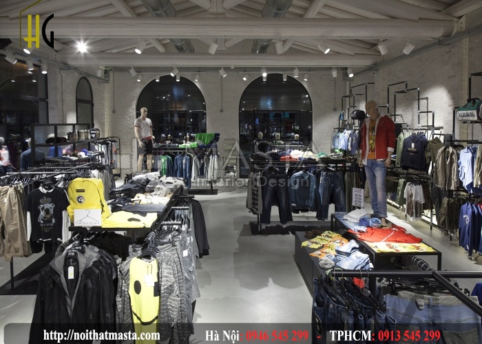 THIẾT KẾ SHOP THỜI TRANG NAM - ANH KHẢI - TP. HCM