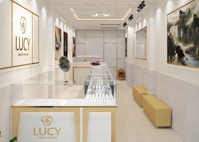 Thiết kế cửa hàng trang sức Lucy - Phố Vọng