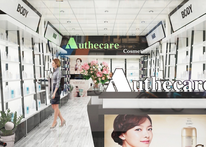 Thiết kế shop mỹ phẩm đẹp mê hồn 30m2 tại Quận 5, Hồ Chí Minh