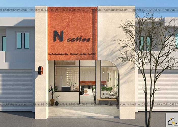 Thiết kế quán N Coffee, Gò Vấp