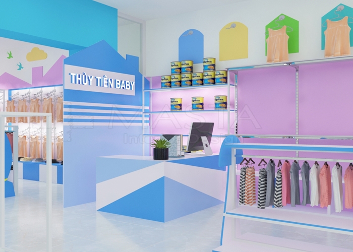 THIẾT KẾ SHOP THỜI TRANG MẸ VÀ BÉ - CHỊ PHƯỢNG - BẾN TRE
