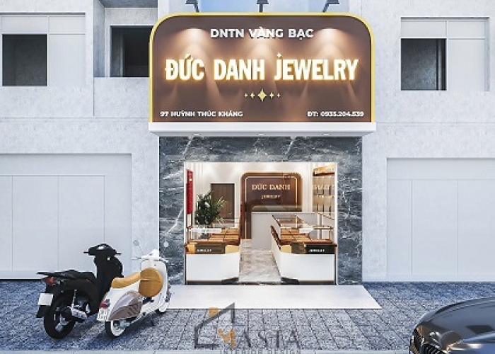 Thiết Kế Tiệm Vàng Bạc Đức Danh, Nha Trang