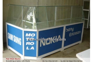 KỆ TRƯNG BÀY ĐIỆN THOẠI CHỮ L MTKTB - 174