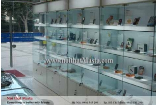 Tủ trưng bày điện thoại sát tường - MTKTB204