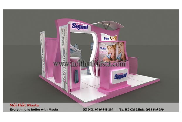 Booth quảng cáo kem đánh răng MTBQC102