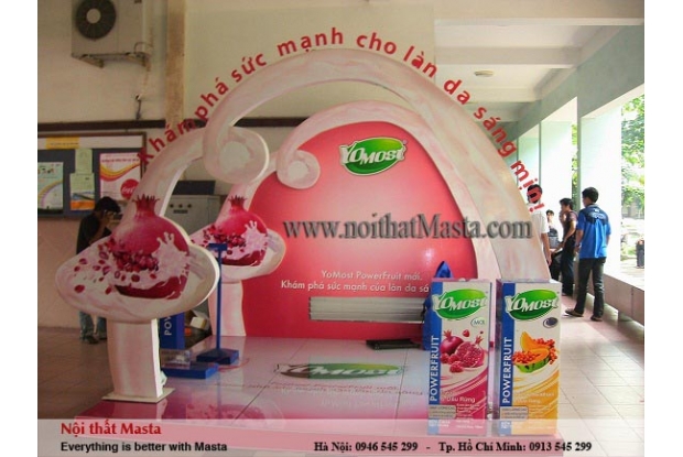 Booth quảng cáo sữa tươi MTBQC106