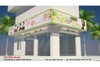 Thiết kế nội thất cửa hàng thời trang mẹ và bé  Anh Tuấn - Đông Anh