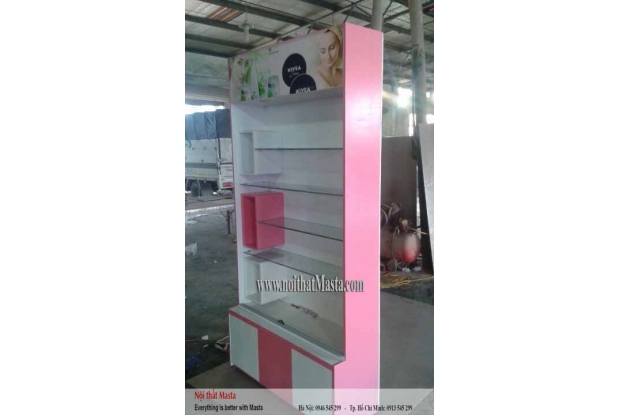 Design cosmetics shelf with PU paint - Model: MTKTB199