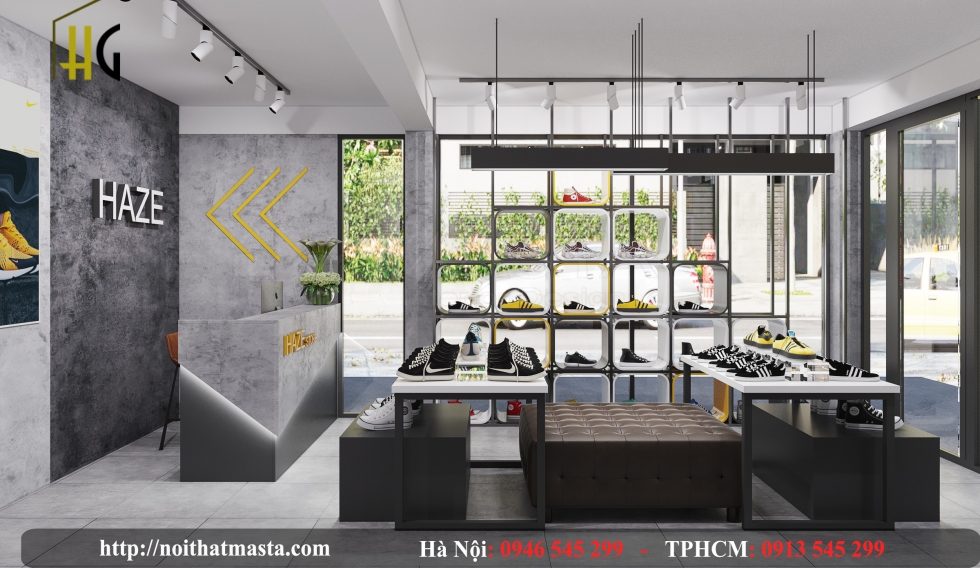 Thiết kế shop giày - Hanze