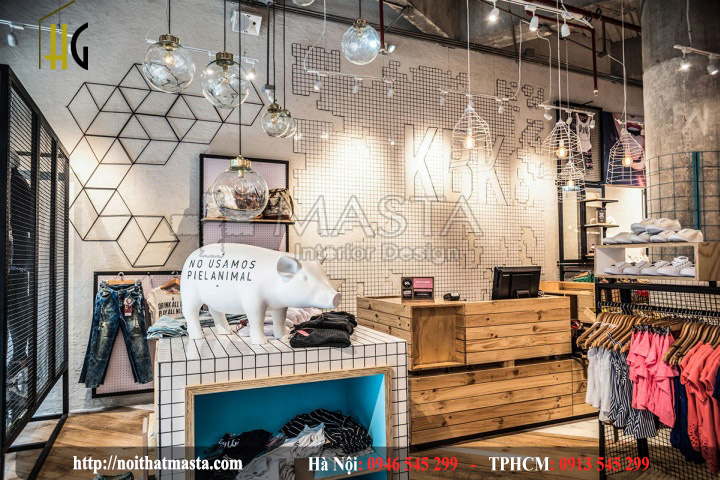 Thiết kế shop thời trang karabik - thanh xuân